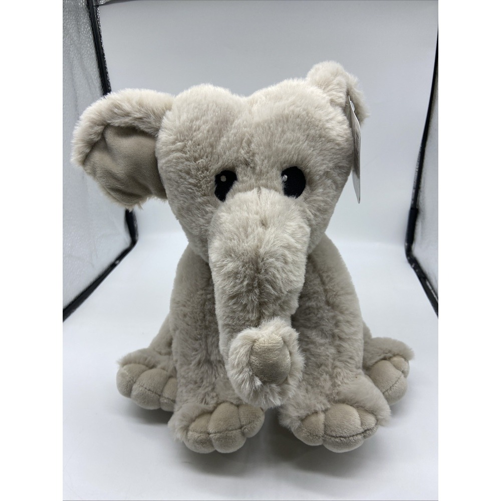 Applause Jazwares Elephant Plush Stuffed Animal Grey GS7911 NWT 2024